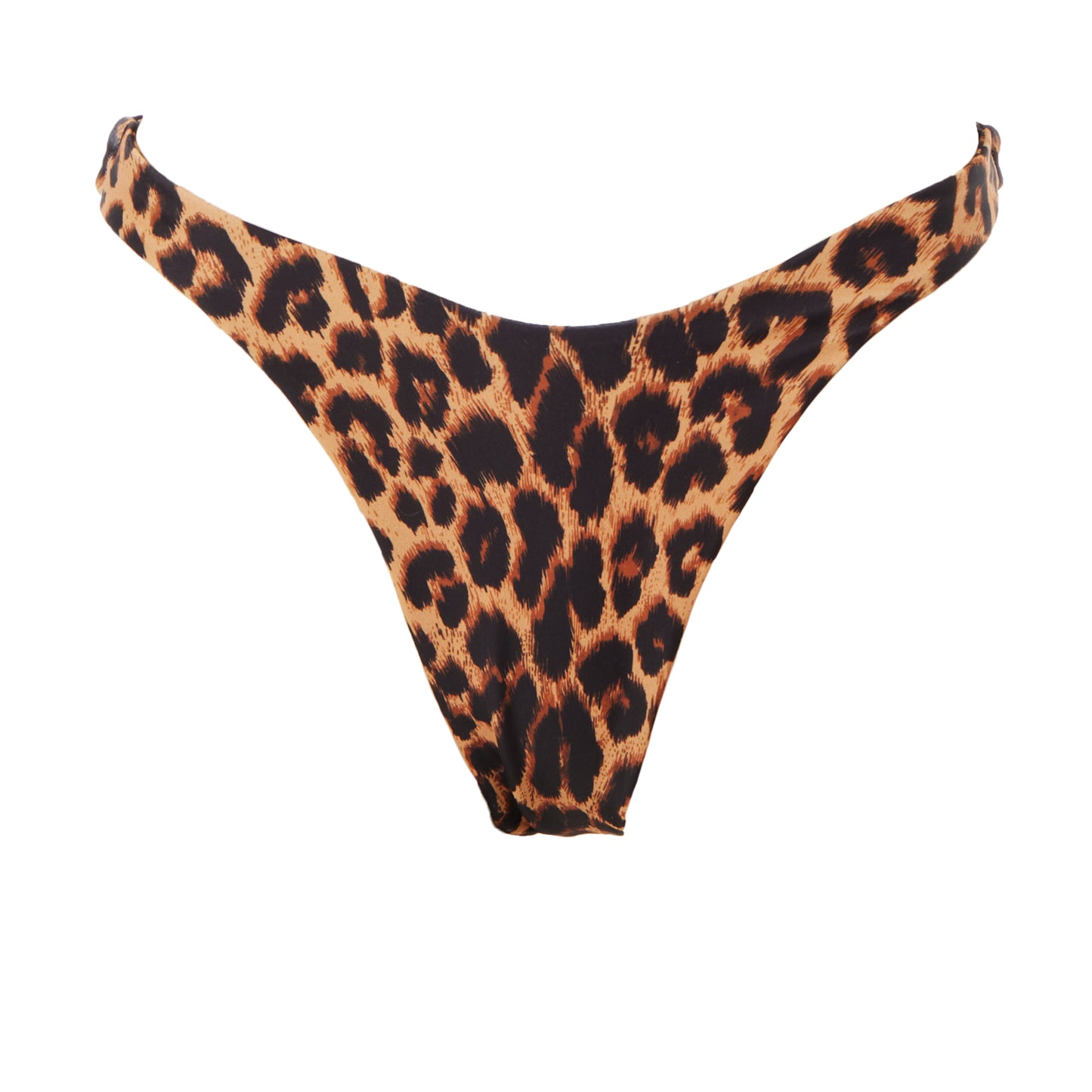 TAYLOR HIGH WAIST BIKINI BOTTOMS LEOPARD