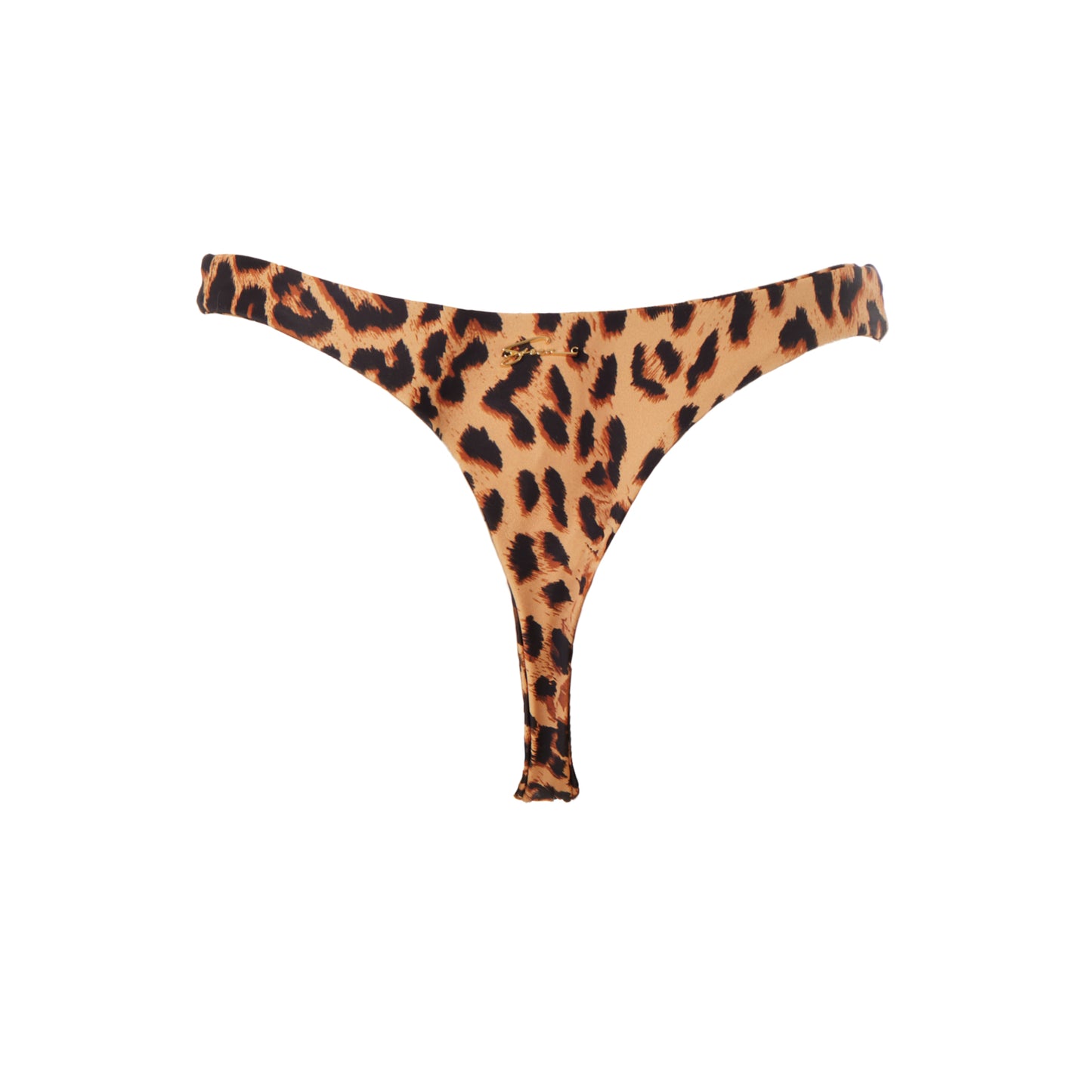 TAYLOR HIGH WAIST BIKINI BOTTOMS LEOPARD
