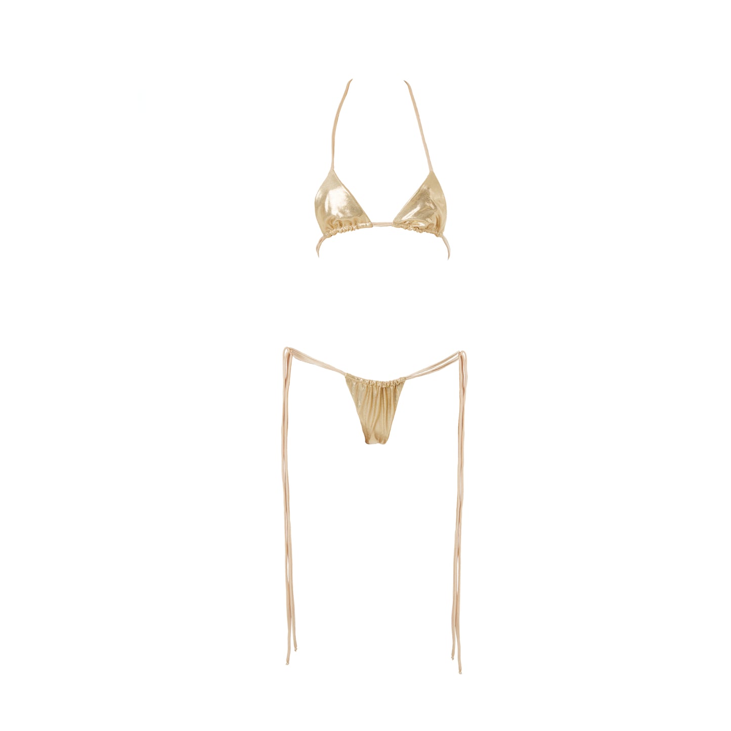 IBIZA BIKINI IN GOLD (BOTTOM)